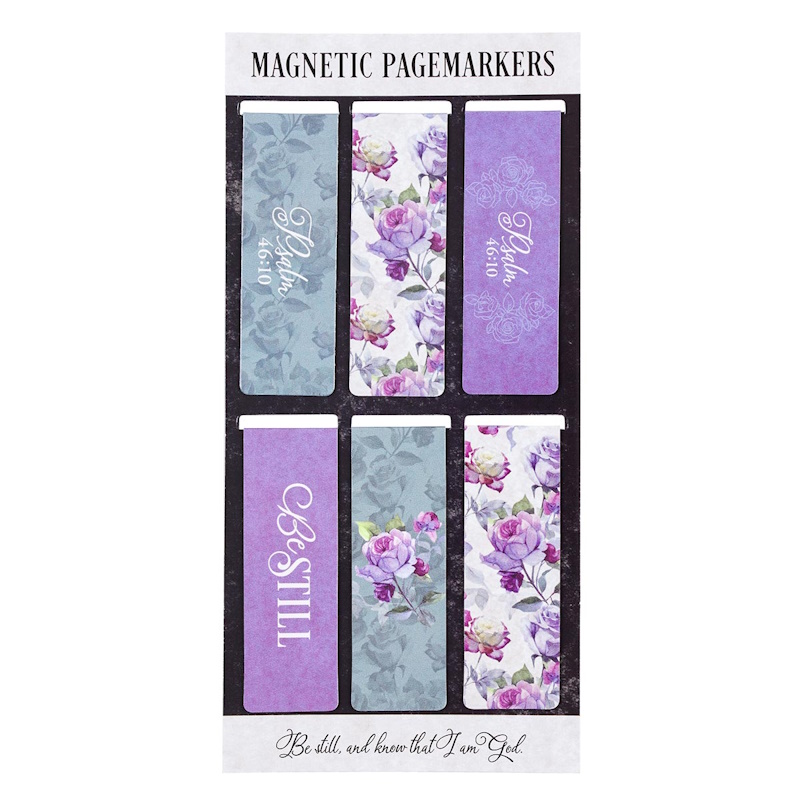 Be Still & Know Magnetic Page Marker (6) (MGB058)