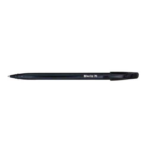 iWrite Ballpoint Pen Solid Colour Barrel IW70 (black)