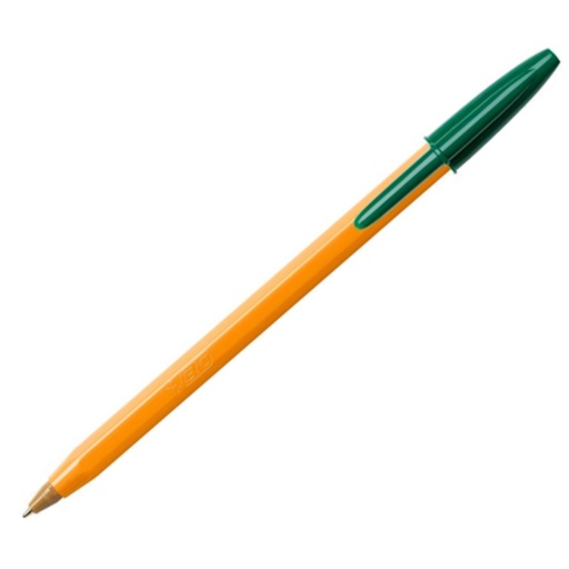 Bic Orange Ball Pen Fine (green)