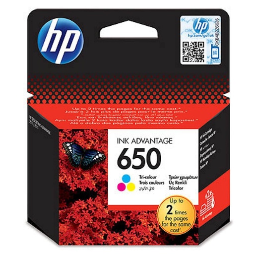 HP 650 Cartridge (tri-colour)