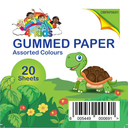 4Kids Gummed Paper Squares (20 sheets)