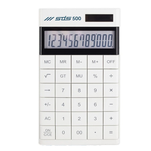 SDS 500 Calculator 12 Digit (white)