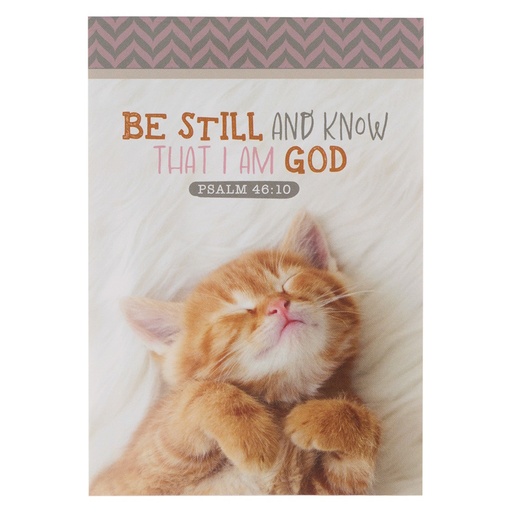 Be Still and Know Notepad (A6) (NP079)