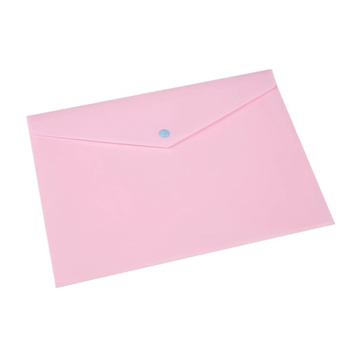 Kenzel Button Envelope A4 (pastel pink)