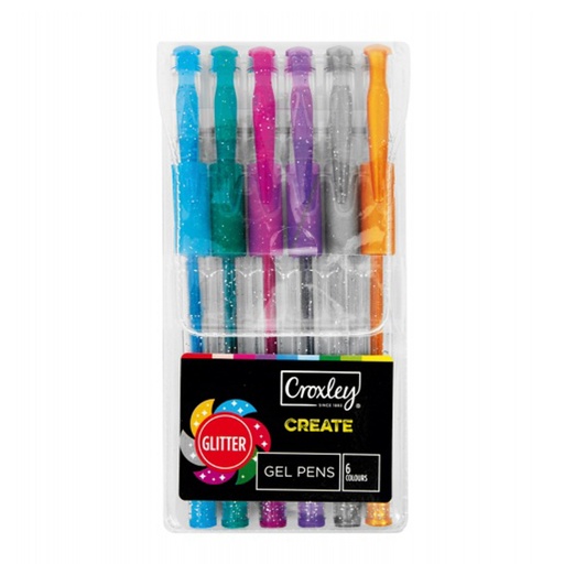 Croxley Create Glitter Gel Pens (6)
