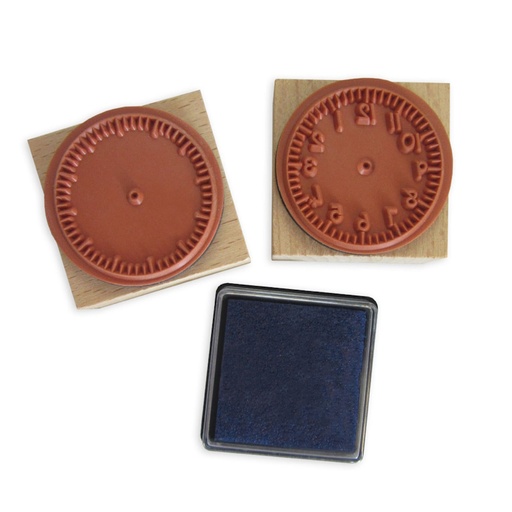 RGS Stamps - Clock Faces (2 piece)