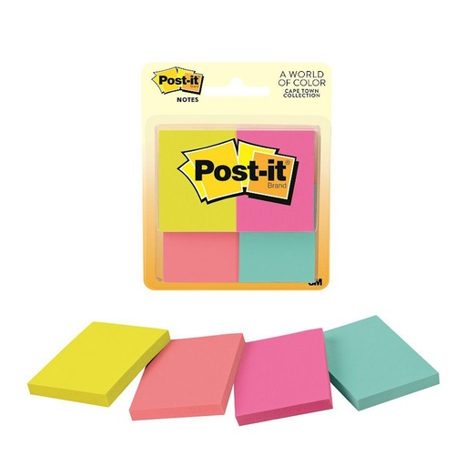 3M Post-it Notes 38.1 x 50.8mm (4)