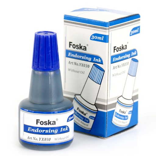 Foska Endorsing Ink 30ml (blue)