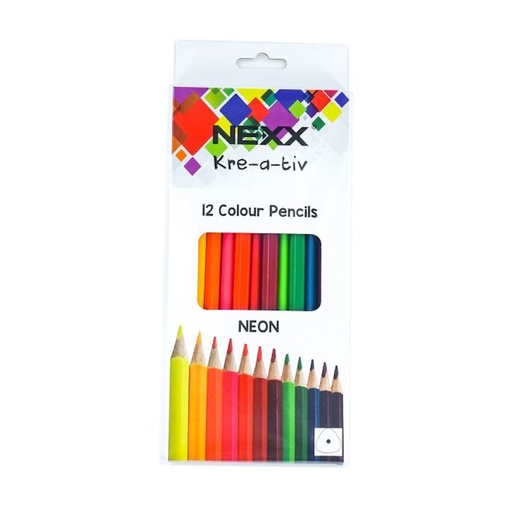 Nexx Kre-a-tiv Colour Pencils Neon (12)