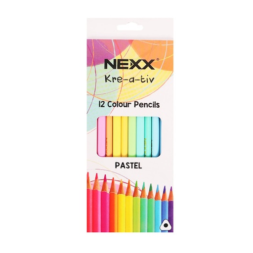 Nexx Kre-a-tiv Colour Pencils Pastel (12)
