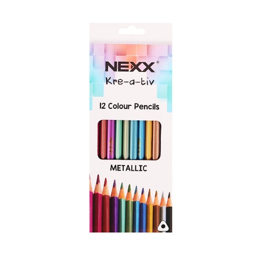 Nexx Kre-a-tiv Colour Pencils Metallic (12)