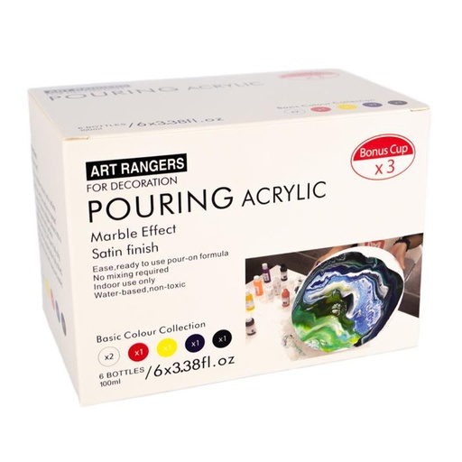 Art Rangers Pouring Acrylic Basic Colour Collection