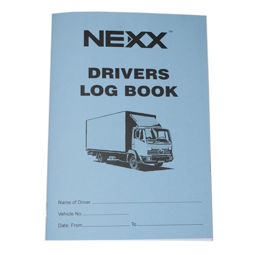 Nexx Drivers Log Book A5 (20 pages)