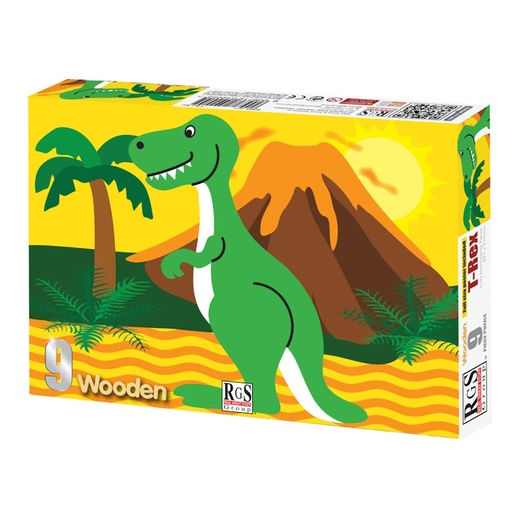 T-Rex Wooden Puzzle (9 pieces)