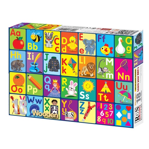 Learn Your ABC Wooden Puzzle (18 pieces)