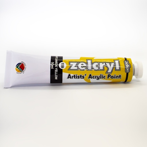Zellen Zelcryl Acrylic Paint 50ml (arylamide yellow)
