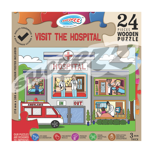 Visit the Hospital Wooden Puzzle (24 piece)