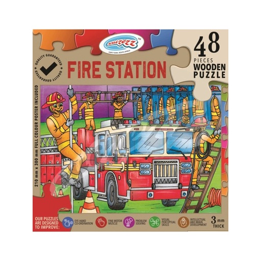Fire Station Wooden Puzzle (48 piece)