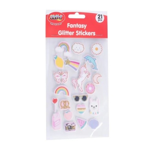 Crazy Craft Fantasy Glitter Stickers