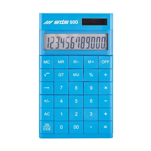 SDS 500 Calculator 12 Digit (blue)
