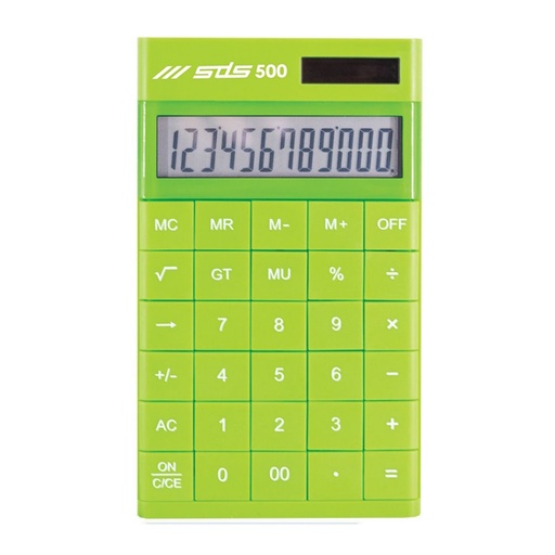 SDS 500 Calculator 12 Digit (green)